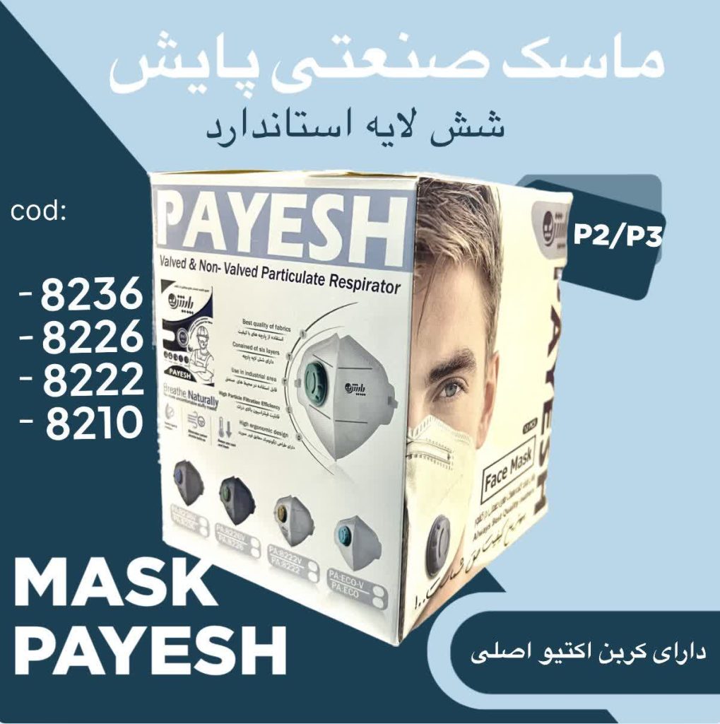ماسک پایش، ماسک N95 ، ماسک FFP1 ، ماسک FFP2 ، ماسک FFP3